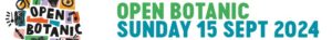 Open Botanic logo for Open Botanic event on 15th September 2024